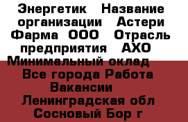 Энергетик › Название организации ­ Астери-Фарма, ООО › Отрасль предприятия ­ АХО › Минимальный оклад ­ 1 - Все города Работа » Вакансии   . Ленинградская обл.,Сосновый Бор г.